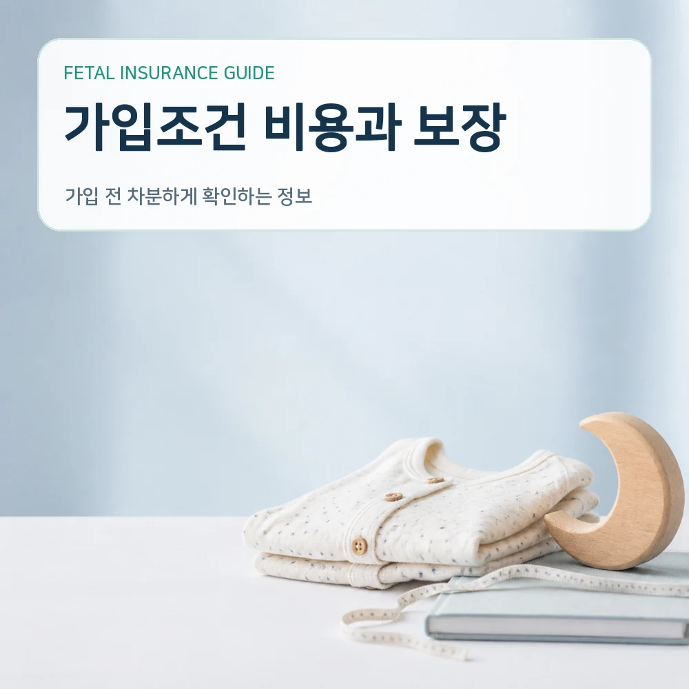 태아보험 가입조건 비용과 보장