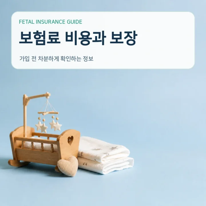 태아보험 보험료 비용과 보장
