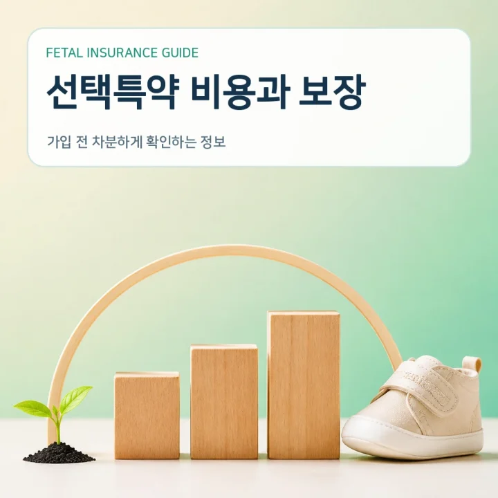 태아보험 선택특약 비용과 보장