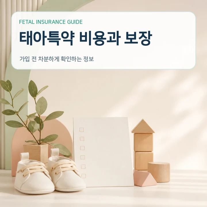 태아보험 태아특약 비용과 보장