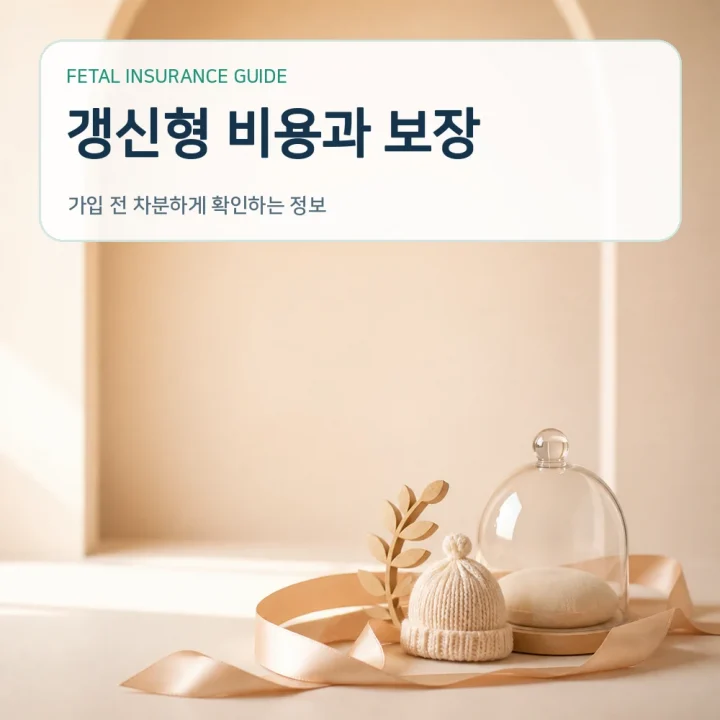 태아보험 갱신형 비용과 보장