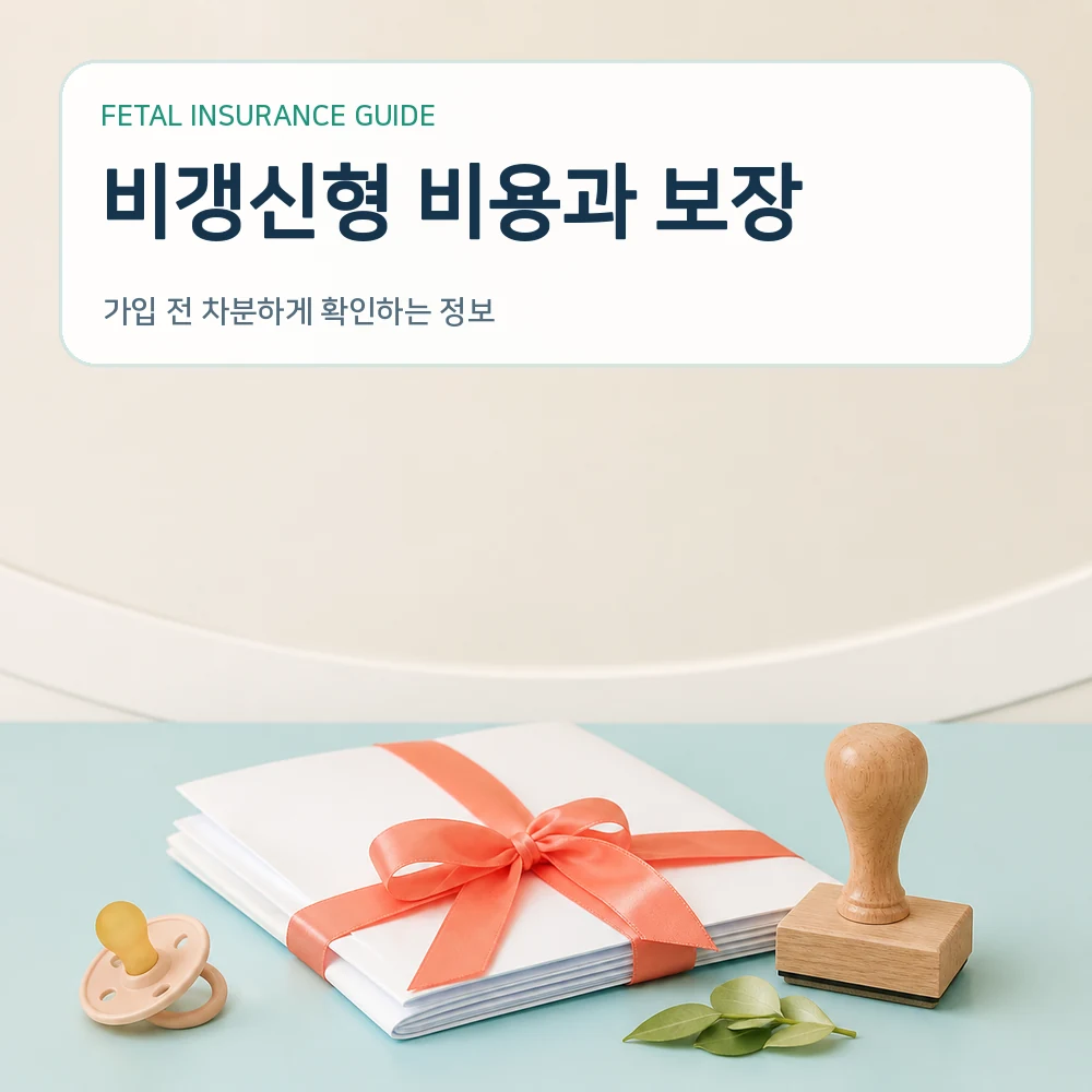 태아보험 비갱신형 비용과 보장
