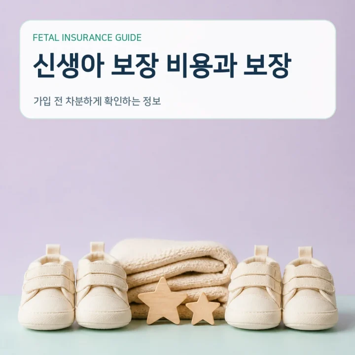 태아보험 신생아 보장 비용과 보장
