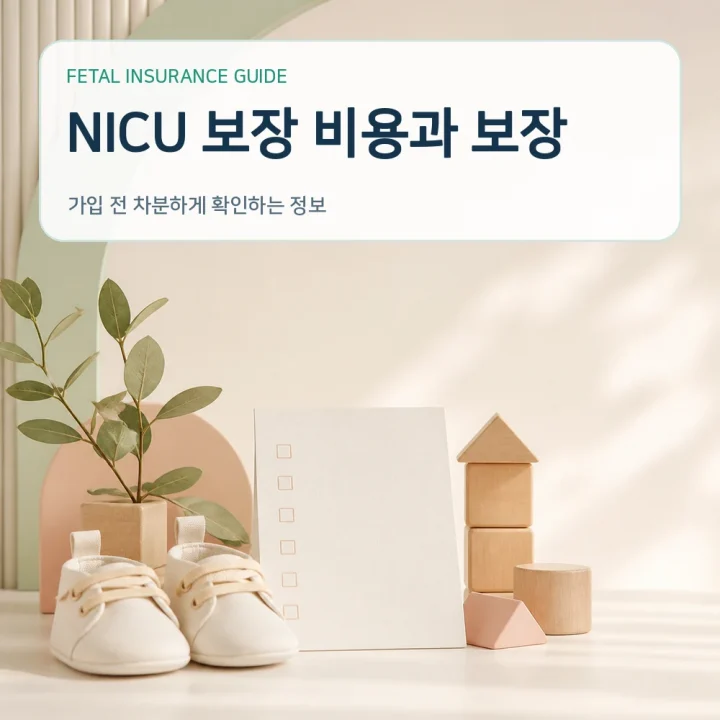 태아보험 NICU 보장 비용과 보장