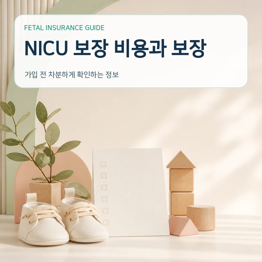 태아보험 NICU 보장 비용과 보장