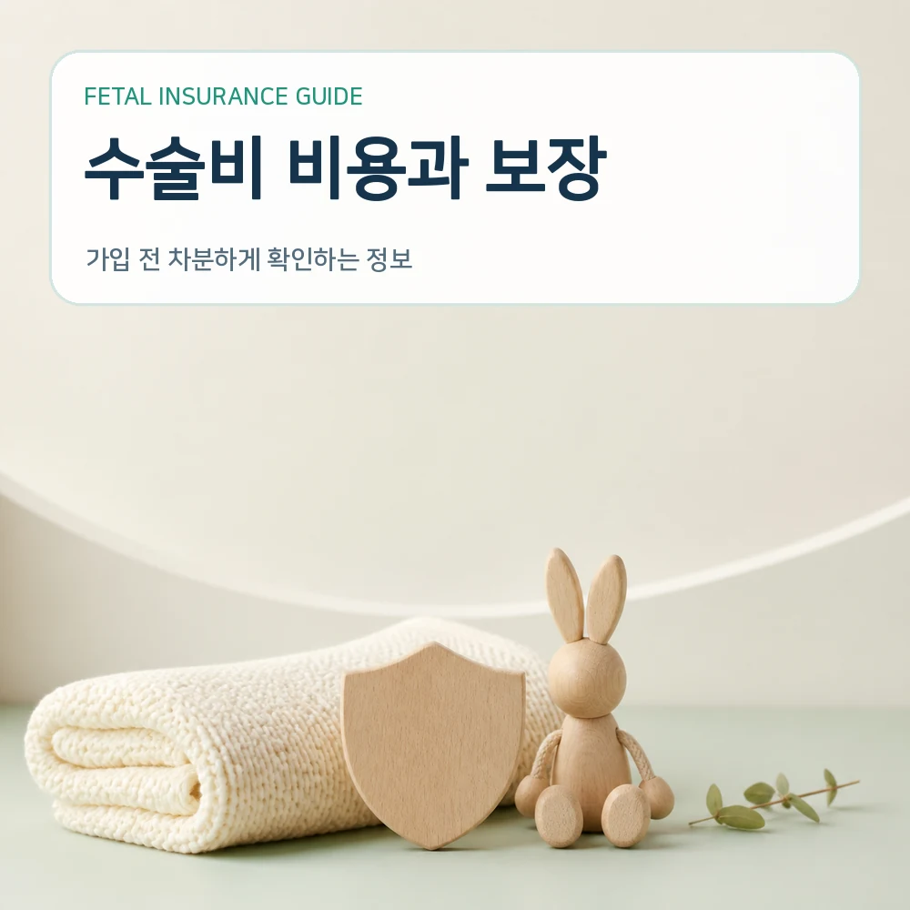 태아보험 수술비 비용과 보장