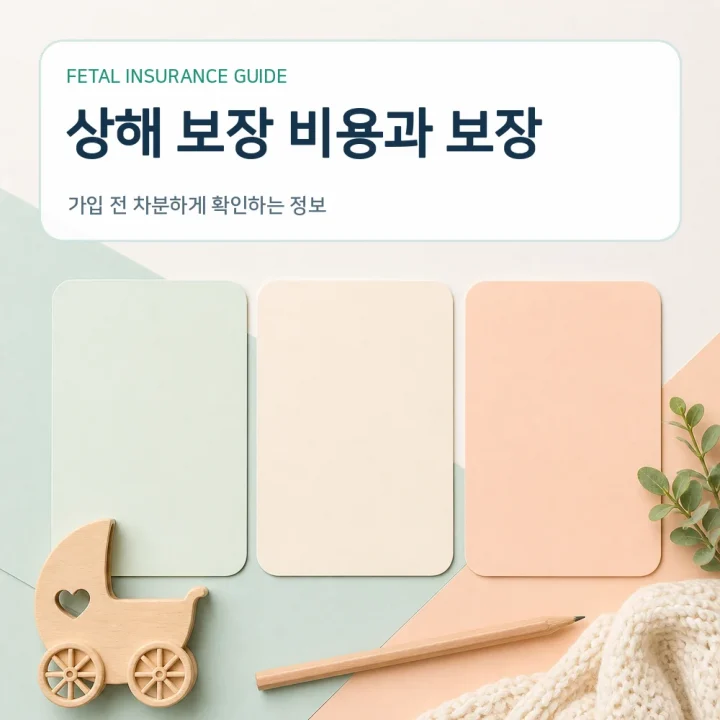 태아보험 상해 보장 비용과 보장
