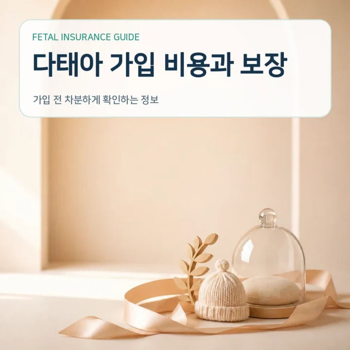 태아보험 다태아 가입 비용과 보장